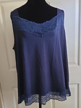 Ellos Navy Classic Camisole